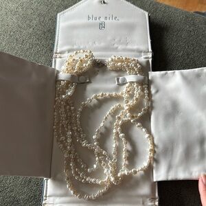 Blue Nile multiple strong pearl necklace. In original case and never worn.